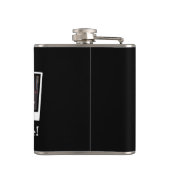 Personalisierter Schnappschuß 3-Foto gestaltet Flachmann (Rückseite)