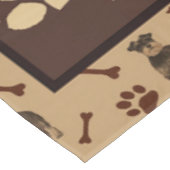 Personalisierter Schnauzer Dog Blanket Geschenk, H Tischdecke (Schrägansicht)