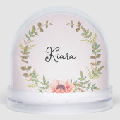 Personalisierter Schneeglobe Schneekugeln (Vorderseite)