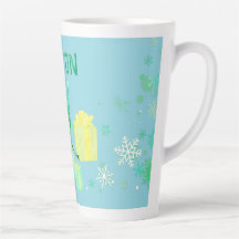 Personalisierter Schneemann mit Geschenken