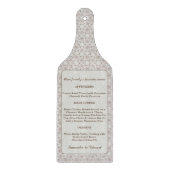 Personalisierter Schneidebrett (Vorderseite)