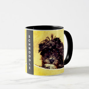 Personalisierter Schnoodle-Hund-Becher Tasse
