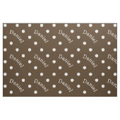 Personalisierter schokoladenbrauner stoff (Fat Quarter (45,7 x 55,9 cm))