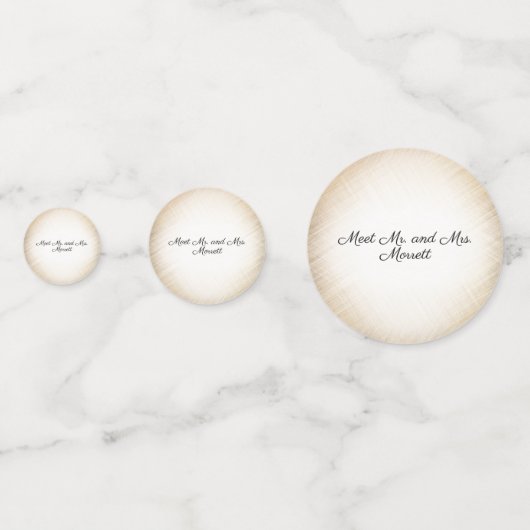 Personalisierter schöner Biker Wedding Confetti Konfetti (Rückseiten)