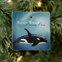 Personalisierter schöner Orca Killer Wal Weihnacht