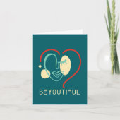 Personalisierter Schöner Valentinstag Feiertagskarte (Vorderseite)