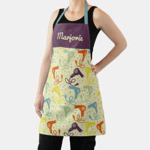 Personalisierter Schönheitssalon Haartrockner Schürze