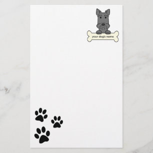 Personalisierter schottischer Terrier Briefpapier
