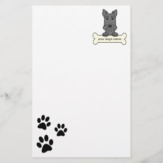 Personalisierter schottischer Terrier Briefpapier