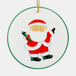 personalisierter Schrei Keramik Ornament