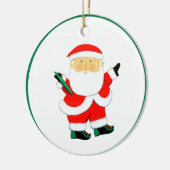 personalisierter Schrei Keramik Ornament (Links)