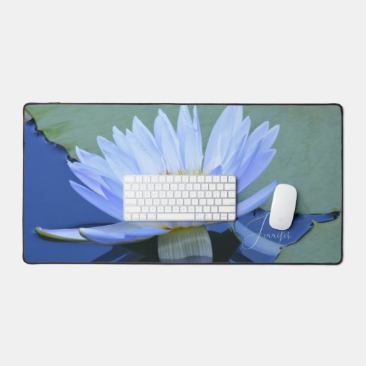 Personalisierter Schreibtisch Matten Pads mit blau Schreibtischunterlage (Tastatur & Maus)