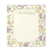 Personalisierter Schreibtisch mit dem Kommentar zu Notizblock (Vorderseite)