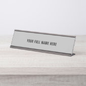 Personalisierter Schreibtisch Name Plakate Ihre Fa Schreibtischnamensplakette (Vorderseite )