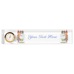 Personalisierter Schreibtisch Name Plate Snowman S Namensplakette