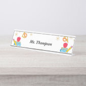 Personalisierter Schreibtisch Schreibtischnamensplakette (Vorderseite )