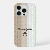 Personalisierter Schriftname Coquette Muttertag Ma iPhone Hülle (Rückseite)
