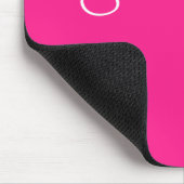Personalisierter Schriftname Stylisch Hell Hot Pin Mousepad (Ecke)