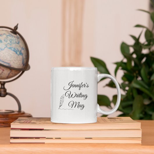 Personalisierter Schriftsteller Kaffeetasse