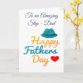 Personalisierter Schritt - Vater Vatertag Karte (Gelbe Blume)