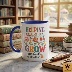 Personalisierter Schulbibliothekar Happy School Tasse