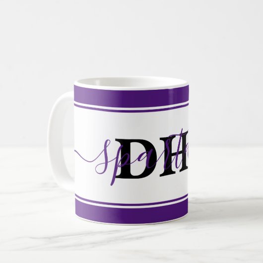 Personalisierter Schulblock Kaffeetasse (Vorderseite Links)