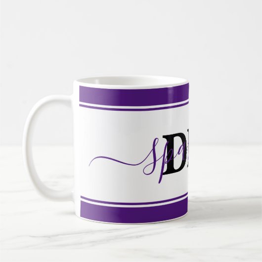 Personalisierter Schulblock Kaffeetasse (Links)
