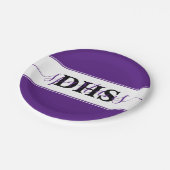 Personalisierter Schulblock Pappteller (Schrägansicht)