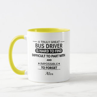 Personalisierter Schulbusfahrer-Kaffee Tasse