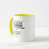 Personalisierter Schulbusfahrer-Kaffee Tasse (Vorderseite Links)