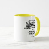 Personalisierter Schulbusfahrer-Kaffee Tasse (VorderseiteRechts)