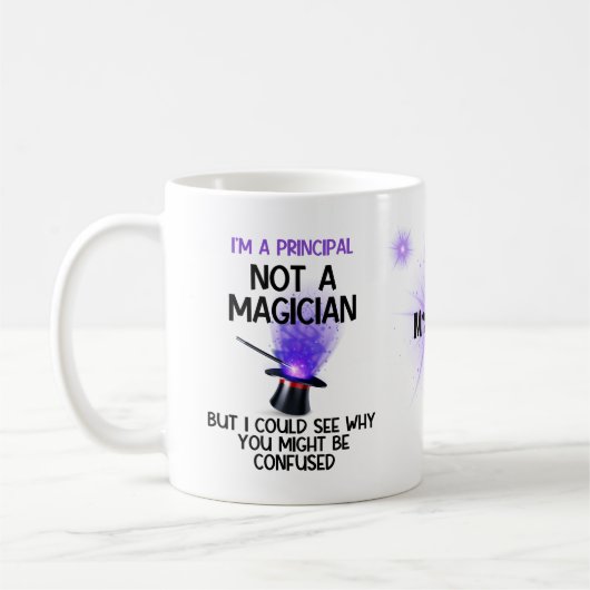 Personalisierter Schulleiter wieder lustig Kaffeetasse (Links)