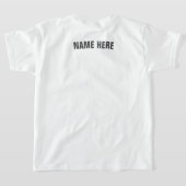 Personalisierter Schultag T-Shirt (AblageHinten)