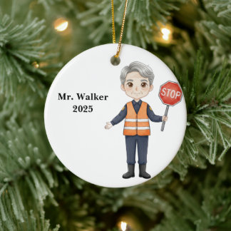 Personalisierter Schulübergangshelfer Keramik Ornament