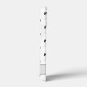 Personalisierter Schwarz-Weiß-Shih-Tzu-Hund Case-Mate iPhone Hülle (Rückseite / Rechts)