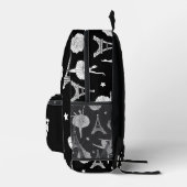 Personalisierter Schwarz-Weiß-Tanz Bedruckter Rucksack (Rechts)