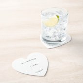 Personalisierter Schwarz-Weiß-Untersetzer Untersetzer (Vor Ort)