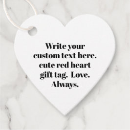 Personalisierter Schwarz-weißer benutzerdefinierte Geschenkanhänger