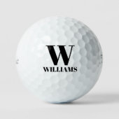 Personalisierter schwarzer benutzerdefinierter mit golfball (Vorderseite)