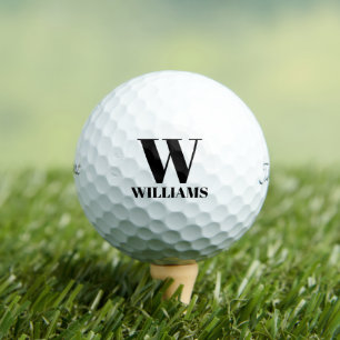 Personalisierter schwarzer benutzerdefinierter mit golfball