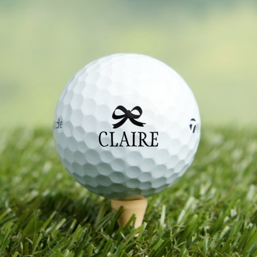 Personalisierter schwarzer Bug Taylor Made Golf Bä Golfball (Insitu T-Shirt)