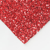 Personalisierter schwarzer fleecedecke (Ecke)