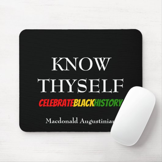 Personalisierter Schwarzer Geschichtsmonat Mousepad (Mit Mouse)