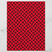 Personalisierter Schwarzer Hirtenhund Flyer (Hinten)