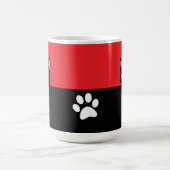 Personalisierter schwarzer Katzenbecher - Geschenk Kaffeetasse (Mittel)