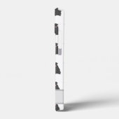 Personalisierter schwarzer Labrador Case-Mate iPhone Hülle (Rückseite / Links)