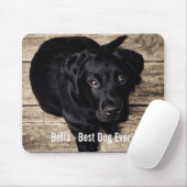 Personalisierter schwarzer Labrador-HundeFoto-und Mousepad (Mit Mouse)