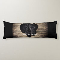 Personalisierter schwarzer Labrador-HundeFoto-und