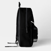 Personalisierter schwarzer Rucksack für Cheerleade (Links)