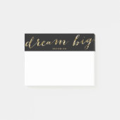 Personalisierter schwarzer Traum - Big Post-it®-No Post-it Klebezettel (Vorderseite)